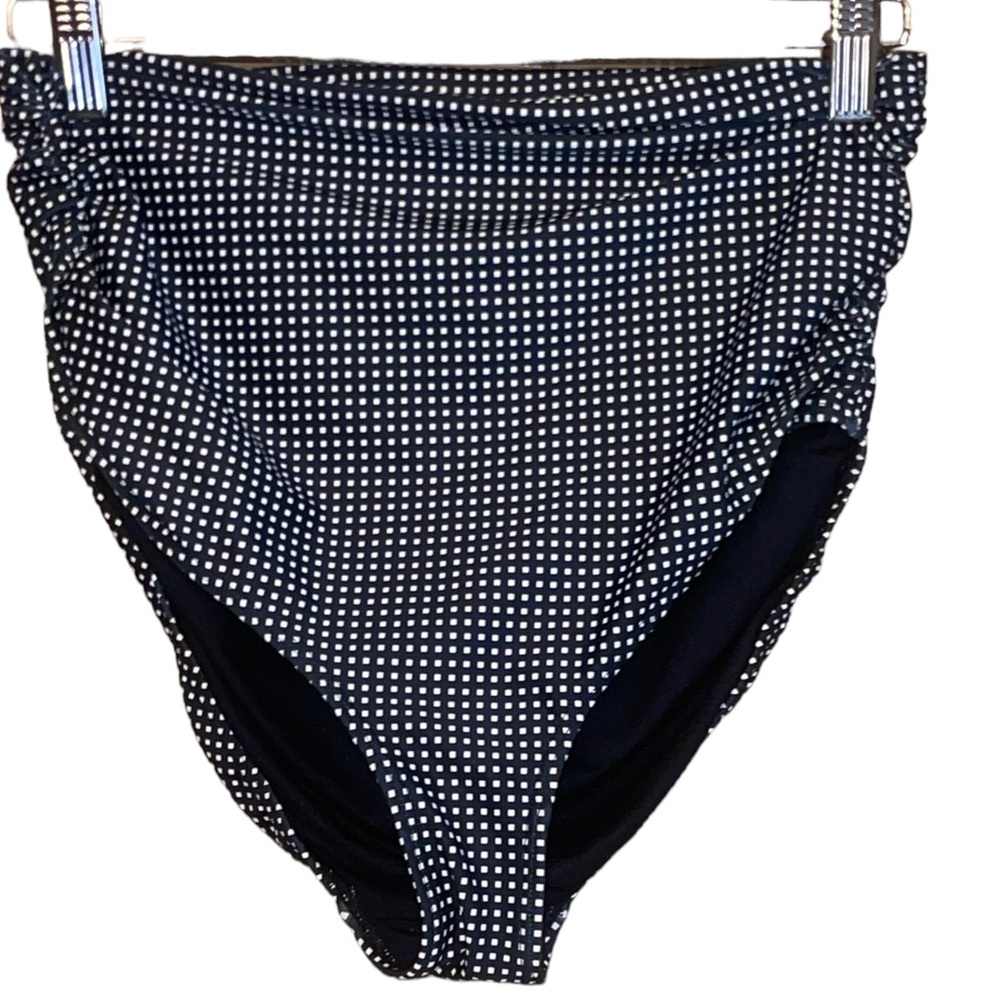 Albion Ruched High Waisted bikini bottom